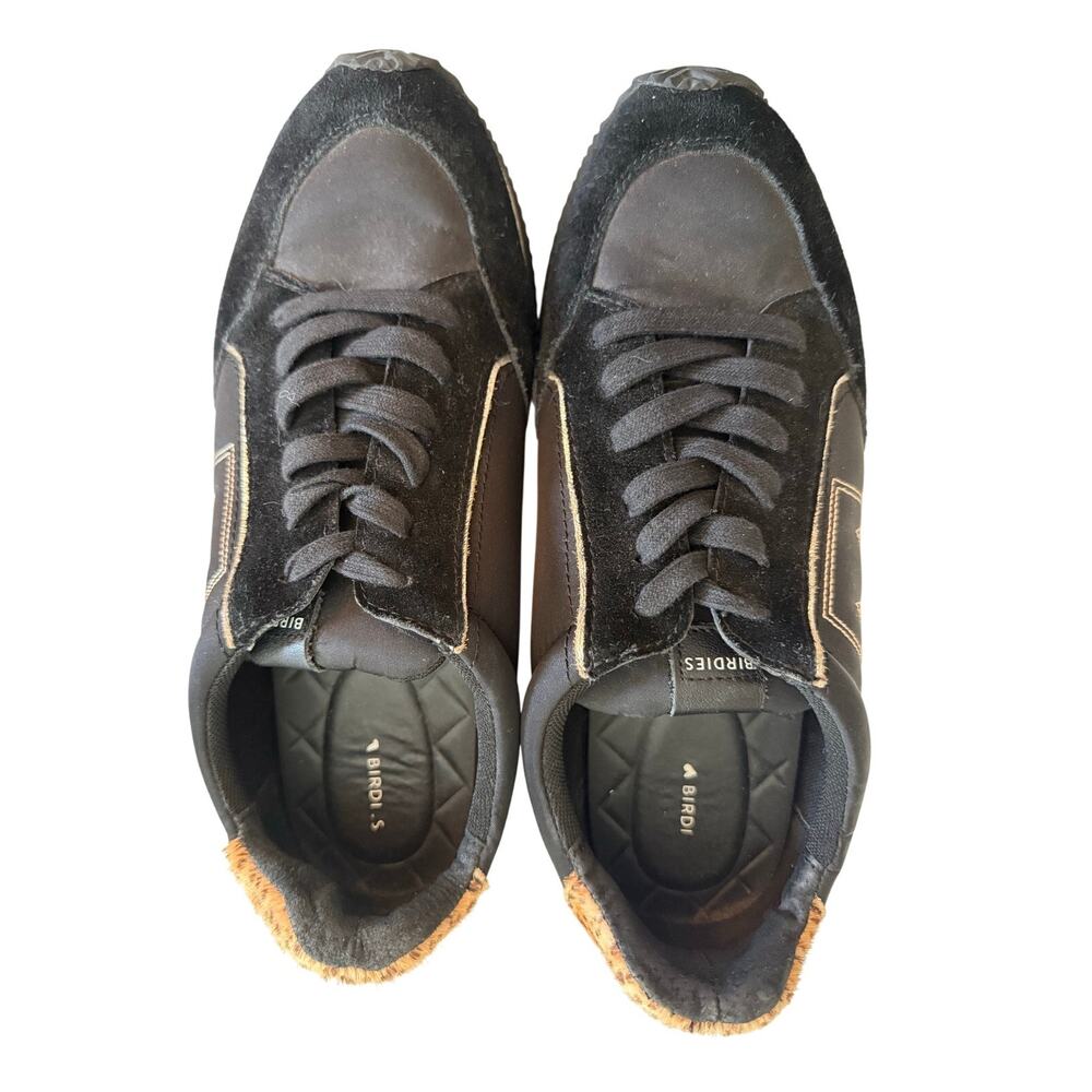 Birdies The Roadrunner Fierce Sneakers Women 9.5 Black Leopard Sporty Running